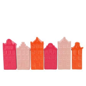 A'dam Houses Canal Vase Fuchsia Mix Ass 9x7x25cm N