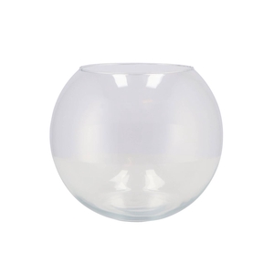 Glass Ball Vase Sphere Shaded 26x24cm