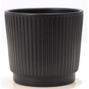 P&PURE Liv matt black ceramics: per volle deen