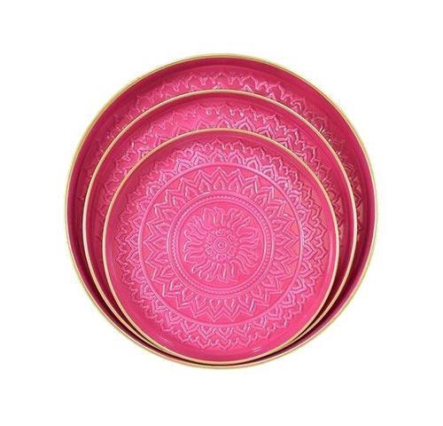 <h4>PLATE LOTUS MANDALA S3 H3D40 PINK</h4>