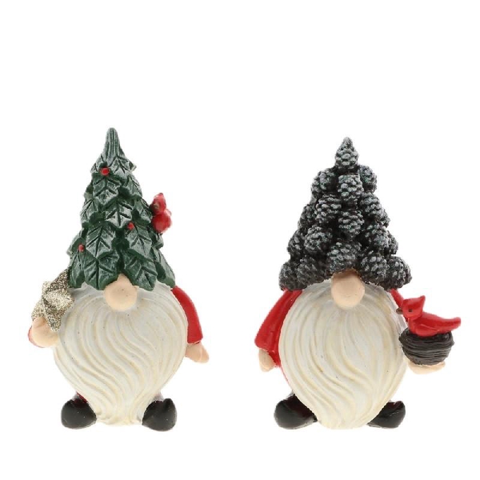 <h4>Kerst Deco gnoom 9*6*13.5cm ass.</h4>