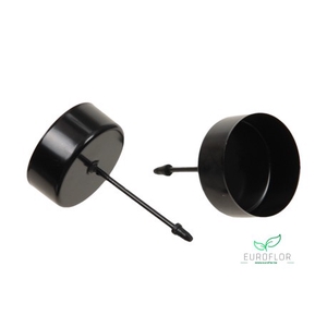 TEALIGHT CUPS PICK 5 CM BLACK 42MM