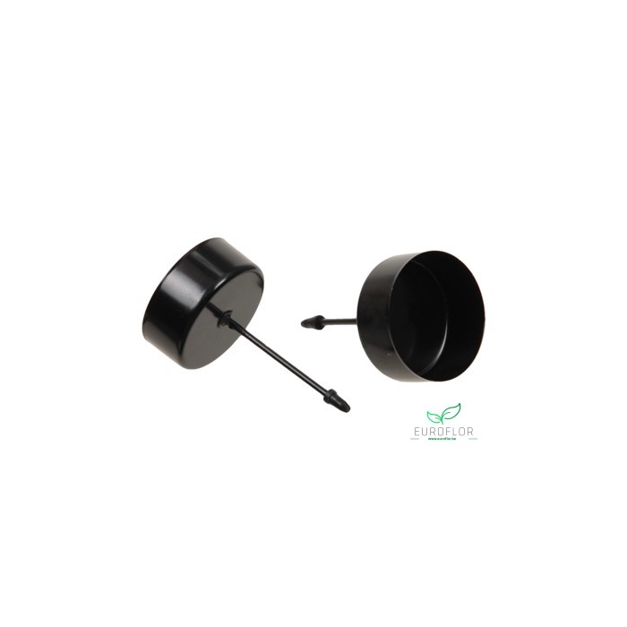 <h4>TEALIGHT CUPS PICK 5 CM BLACK 42MM</h4>