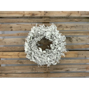 Krans 34 Bonsai/ Berkblad Frosted 35cm
