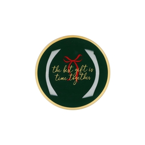 Plate Round The Best Gift 18x18x2cm