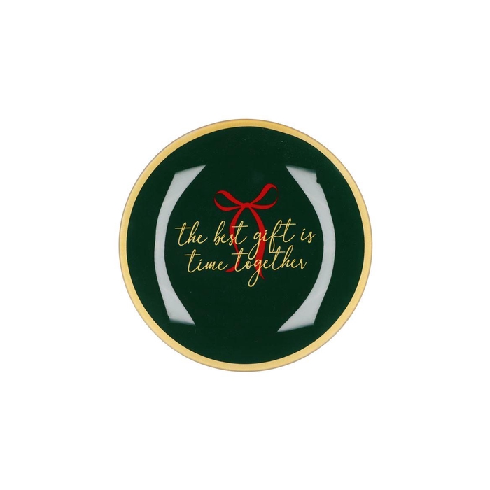 <h4>Plate Round The Best Gift 18x18x2cm</h4>