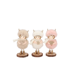 Loulou Cozy Sand Standing Girl Ass 6x6x14cm