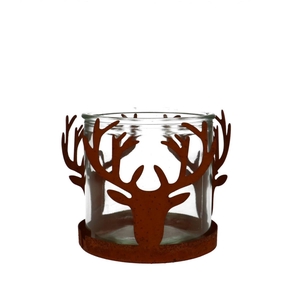 Opruiming Kerst Theelicht rendier d10*10cm