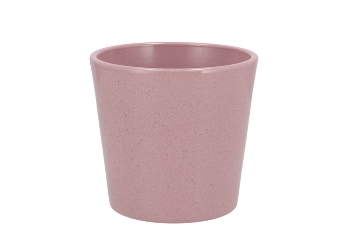 Ceramic Orchid Pot Rosa Stone 13,5cm