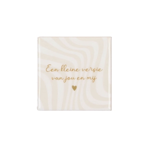 Tile Een Kleine Versie Beige 10x10x1cm