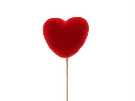 <h4>Pick Heart Flocked L6.5w2h56.5</h4>