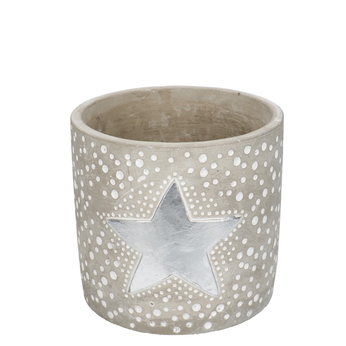 Christmas Ceramics Star pot d13.5*13cm