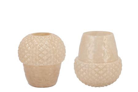 <h4>Lina Cozy Sand Vase Acorn 17x17x19cm</h4>