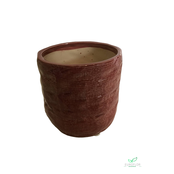 <h4>POT ROND JUTE ROOD d15,5 h15,5</h4>