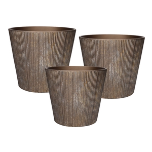 DF03-710636100 - Set/3 Pot Bruss d38xh34 bronze