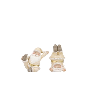 Belly Cozy Sand Santa Claus Gym 9x7x8cm