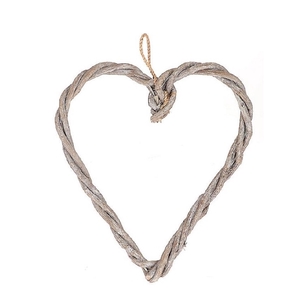Moederdag Hanger hart twisted 25*25*2cm