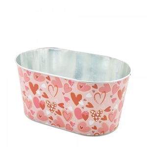 Valentine Zinc Alove tray 22*14*11cm