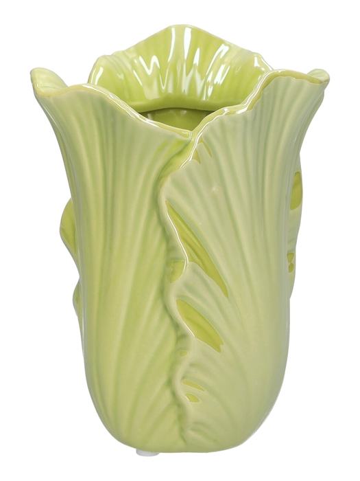 <h4>DF03-740102100 - Vase Blush d9.5xh13.2 green</h4>