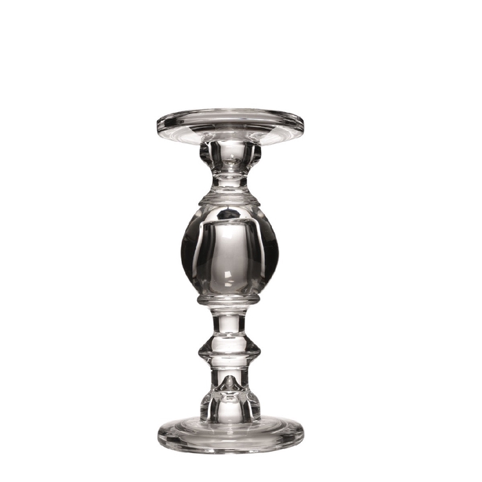 <h4>Glas Kandelaar Benny d11.5*25cm</h4>
