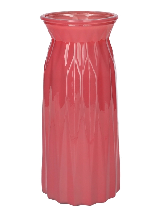 <h4>DF02-664128000 - Vase Ruby2 d10/11xh24 candy pink milky</h4>