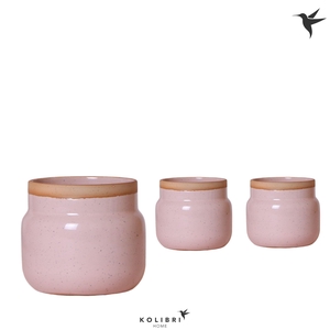 Kolibri Home Vintage Bowl pot pink
