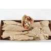 DRIED BOUQUET WHITE / PINK 50CM BOX