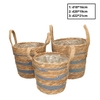 Basket sets Zola pot S/3 d22*21cm