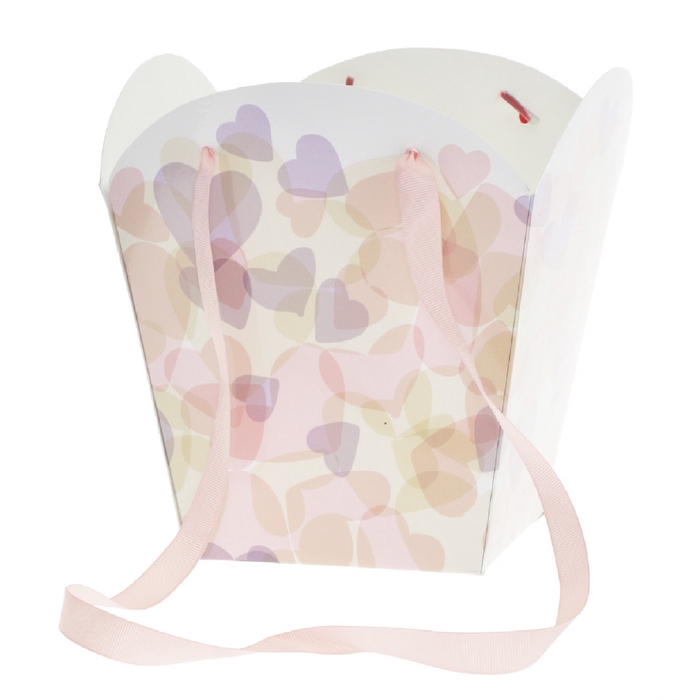 <h4>Moederdag Tas Hearts 17/12*20cm</h4>
