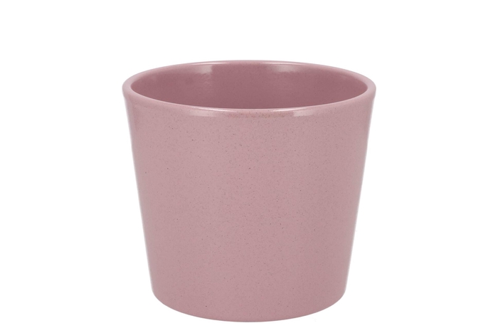 Ceramic Rosa Stone Pot 15cm