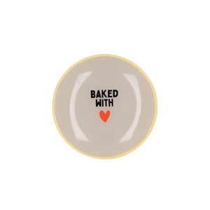 Plate Round Baked With 18x18x2cm