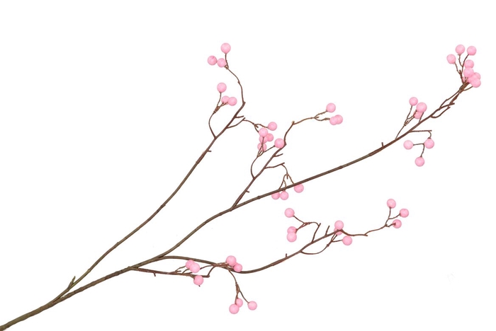 <h4>Silk Berry Branched Pink 93cm</h4>