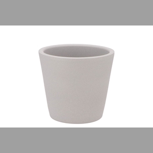 Vinci Matt Grey Container Pot 15x13cm