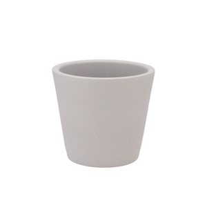 Vinci Matt Grey Container Pot 15x13cm