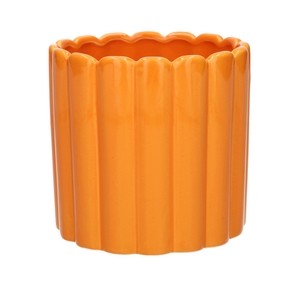 DF03-666640247 - Pot Bliss1 d14xh13.5 orange