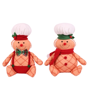 Dec Sitting Gingerbread Duo (H33cm)