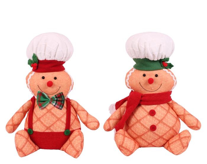 <h4>Dec Sitting Gingerbread Duo (H33cm)</h4>