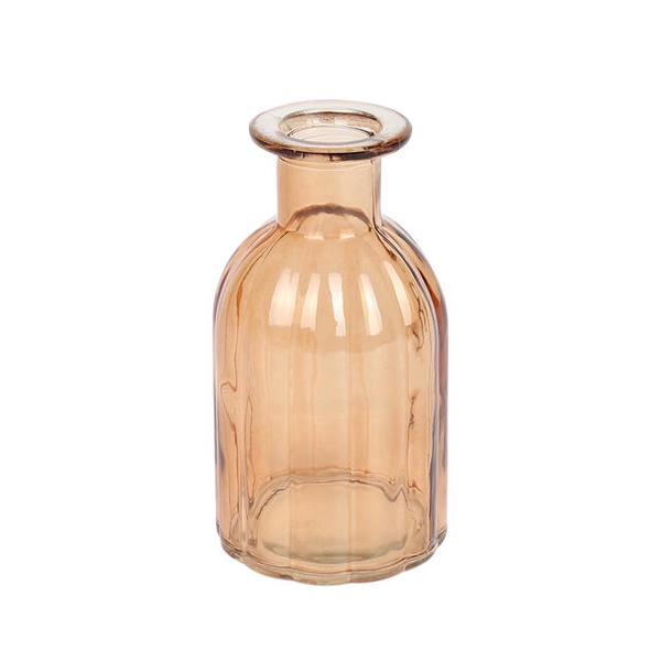 <h4>Vaas Ravenna glas 7xH14cm lichtbruin transparant</h4>