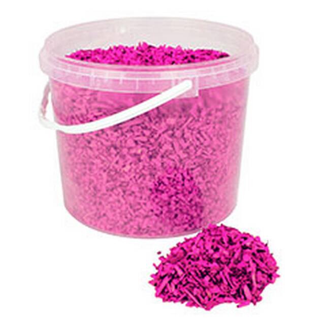 <h4>Wood chips 10 litre bucket fuchsia</h4>