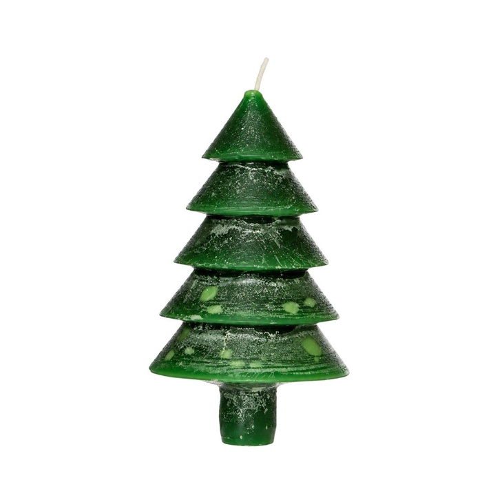 <h4>Kaars kerstboom d07*12cm</h4>