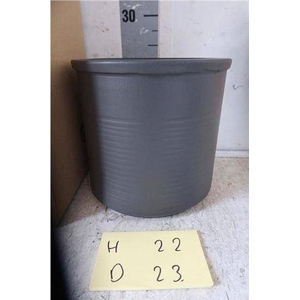 Deco Pot H% Grijs