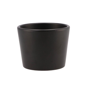 Ceramic Anthracite Matt Pot 11cm