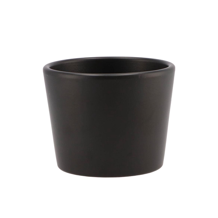 <h4>Ceramic Anthracite Matt Pot 11cm</h4>