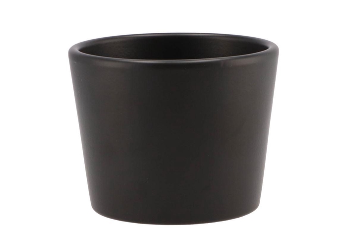 <h4>Ceramic Anthracite Matt Pot 11cm</h4>