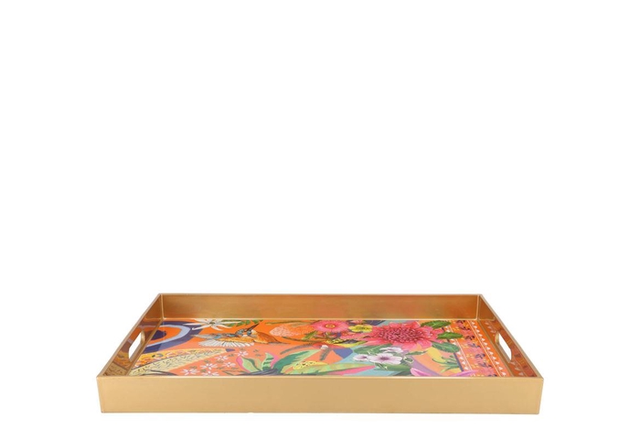 <h4>Melamine Full Color Plate Rectangle 40x26x4cm</h4>