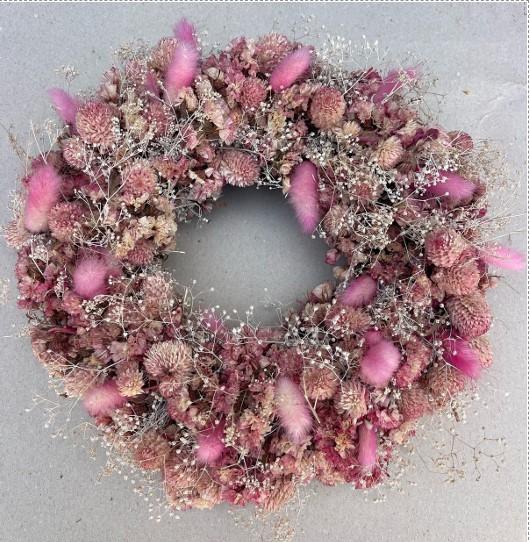 <h4>Dried wreath 'Summer no.2 - 30 cm'</h4>