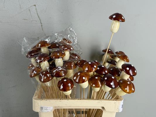 <h4>Stick Mushroom 6cm Brown</h4>