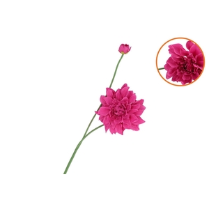 Silk Dahlia Spike Pink 78cm