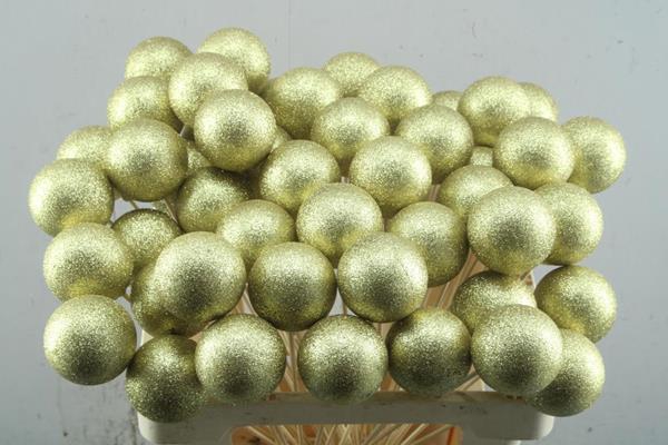 <h4>Droog X-mas Ball Goud+glitter</h4>