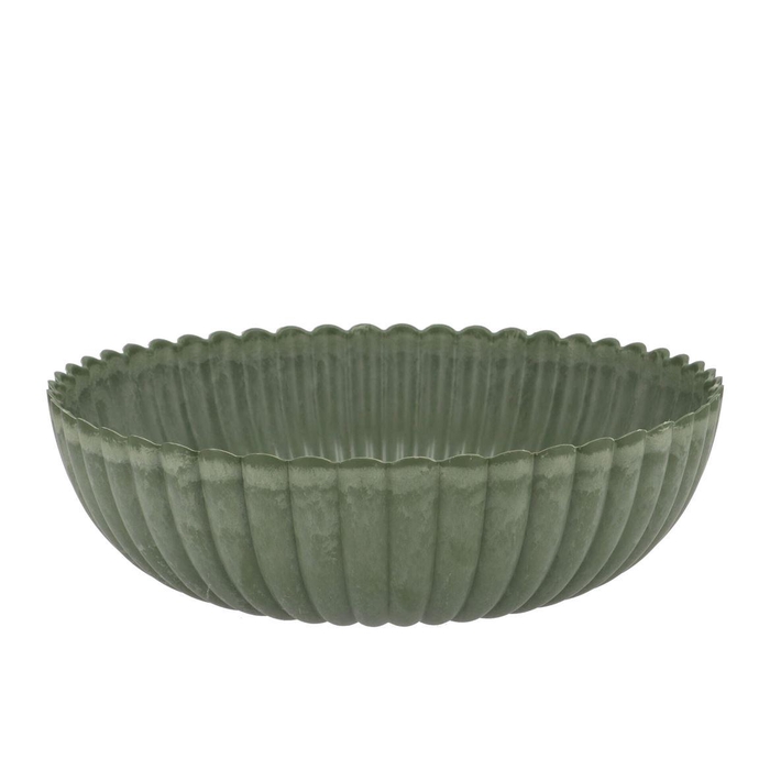 <h4>Melamine Lisa Green Bowl 30x30x9cm</h4>